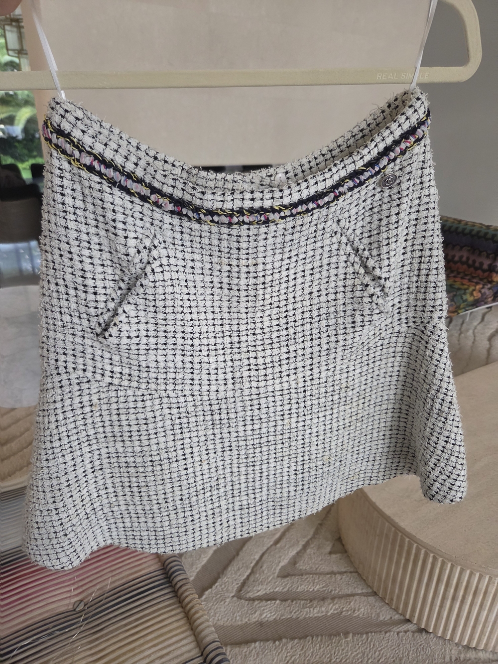 Chanel A Line Mini Skirt